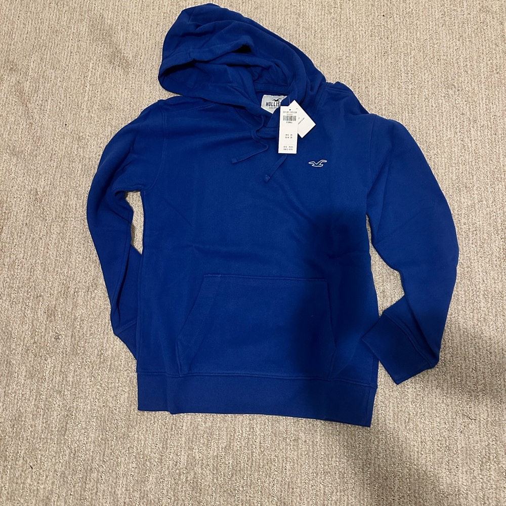 Hollister Men’s XS Blue Hoodie New With Tags